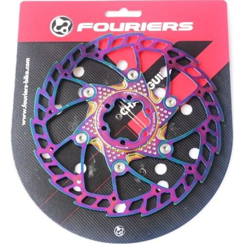FOURIERS MTB Mountain road bike bicycle floating disc brake rotor 140 160 180 203mm six hole disc rotors