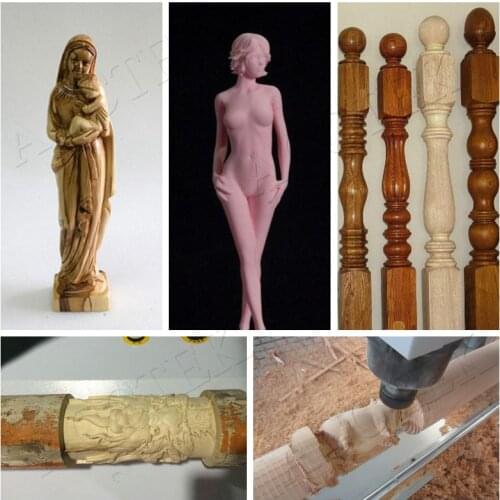 Mach3 USB interface Artcam software 1325 woodworking machinery 3d working cnc wood carving machine/cnc router 4 axis