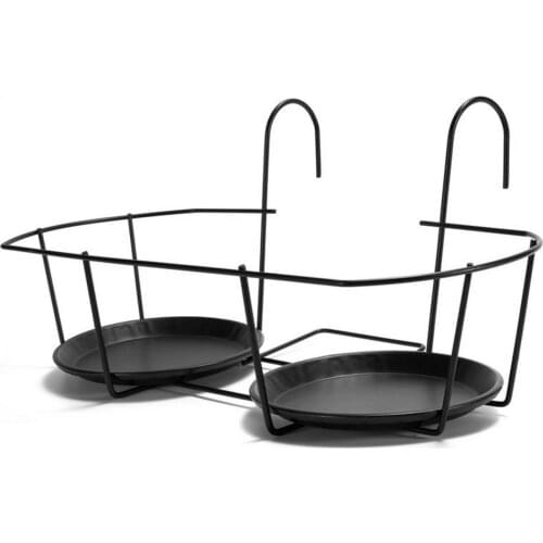 Flower Pots Stand Succulent Hanger Outdoor Balcony Maximum Load 10kg Flower Pot Holder For Balcony Railings