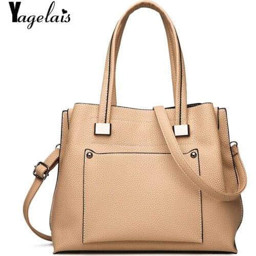 New Fashion Crossbody Bags Women PU Leather Handbags Ladies Large Tote Bag Female Square Shoulder Bags Bolsas Femininas Sac