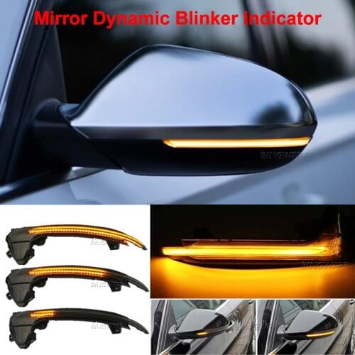 LED Dynamic Turn Signal Light For Audi A6 RS6 S6 C7 C7.5 4G 2012 2013 2016 2017 2018 Sequential Lamp Rearview Mirror Indicator