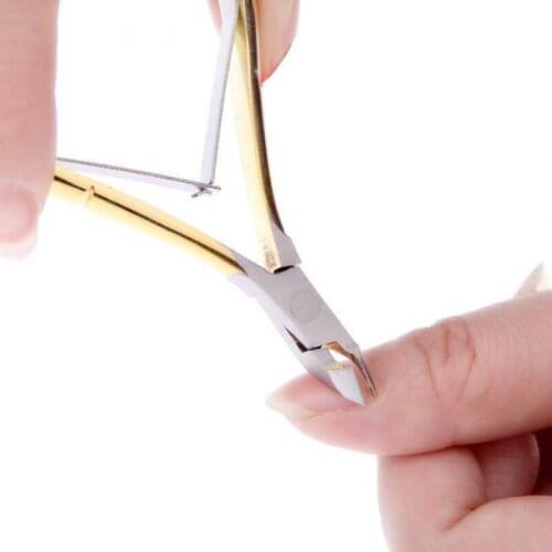 1PC Fingernail Toenail Cuticle Nipper Trimming Professional Metal Nail Clipper Cutter Cuticle Scissor Plier Manicure Tool