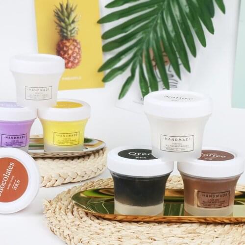 10pcs Net red ice cream cup 100ML small yogurt box freezer plastic cans cake jar packaging pudding jelly dessert cups with lids