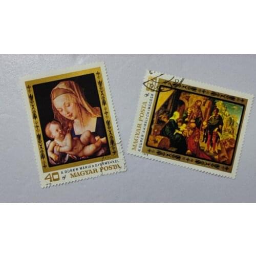 2PCS 1978 Hungarian H19 ， Post Stamps Postage Collection