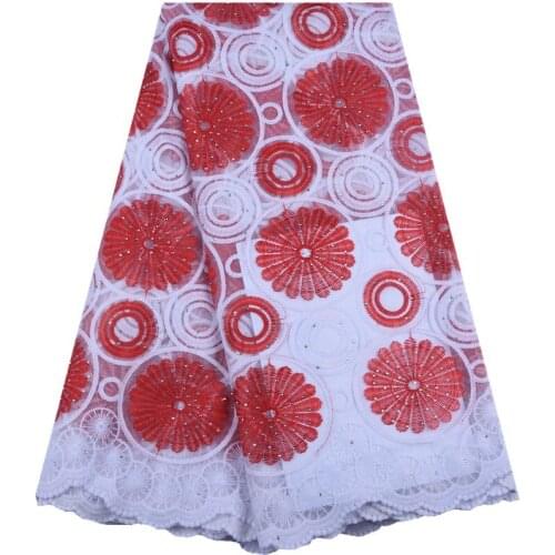2019 Nigerian Lace Fabrics Latest Stones Mesh African Lace Fabric Milk Silk Lace French Net Lace Fabric For Wedding 1564