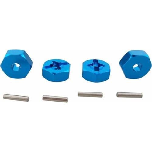 4pcs 7mm Aluminum Wheel Hex Mount Hub For WLtoys A949 A959 A969 A979 K929 A959-b A969-b A979-b K929-b 1/18 RC Car Accessories