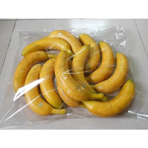 8cm banana Simulation fruit Mini Fruit model simulation fruit vegetable set fake fruit decorative accessories