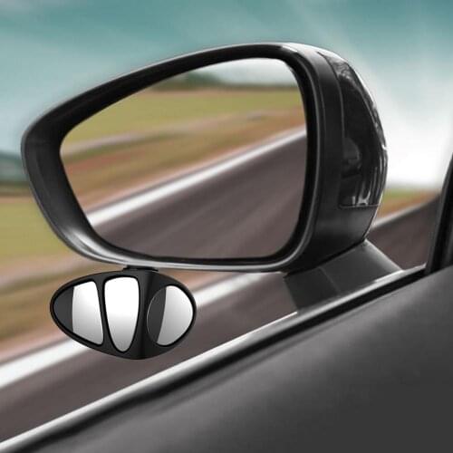 Car Blind Spot Mirror Wide Angle 360 Rotation Adjustable Mirror Auto Rearview Mirror 360 Degree Wide Angle Vehicle Parking Rimle
