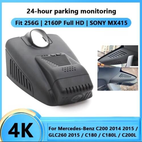 Sony IMX415 2160P Wifi Car DVR Dash Digital Video Recorder For Mercedes-Benz C200 2014 2015/GLC260 2015 / C180/C180L/C200L HD 4K