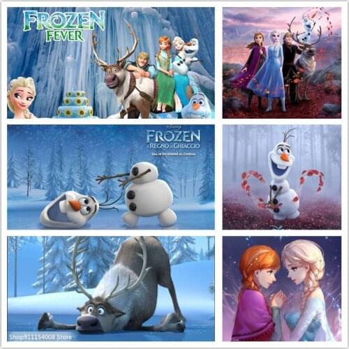 Disney DIY Diamond Embroidery Cartoon Frozen Olaf Cross Stitch 5D DIY Diamond mosaic diamond painting rhinestones Christmas Gift