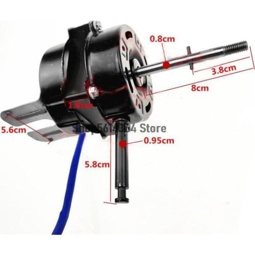 For 16" 400mm Single Phase Exhaust Electric Floor Desk Fan Ventilator Motor 220VAC 60w w Capacitor FS40- FT-40