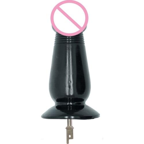 Fredorch 20cm Length Huge Black Suction Dildo With Saw Connector and Quick Lock Connector Sex Machine Attachment