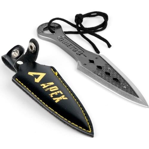 Game Apex Legends Evil Spirit Dagger Knife Keychains Cool weapon quieto Portable Battle Royale Model fashion men fans Key Chain