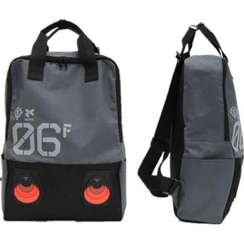Anime GUNDAM MS-06F ZakuⅡ Cosplay Canvas Backpack Students Shoulders Bag Schoolbags Laptop Bags