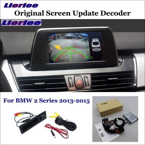 Car Rear View Backup Camera For BMW 2 Series F22/F45/F46 Reversing Parking CAM Full HD CCD Decoder