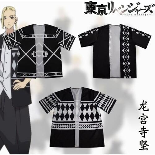 Anime Tokyo Revengers Haori Tokyo Manji Gang Kimono Shorts Manjiro Sano Cosplay Yukata Ken Ryuguji Summer Toman Uniform Cardigan