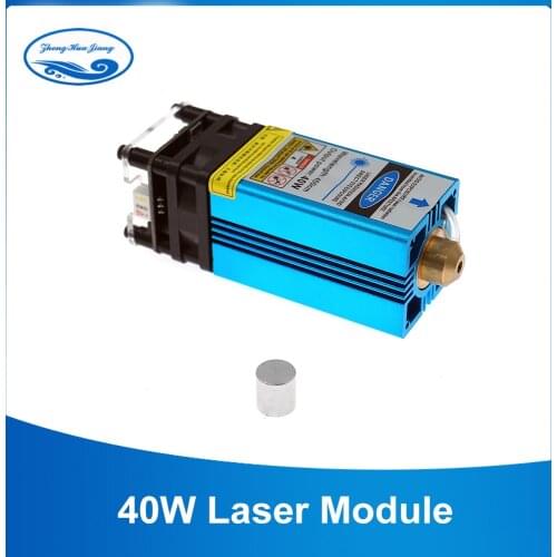 40W Laser Module Kit 450nm TTL/PWM Module Laser Head For Laser Cutting Machine CNC DIY Laser Wood Marking Cutting Tool