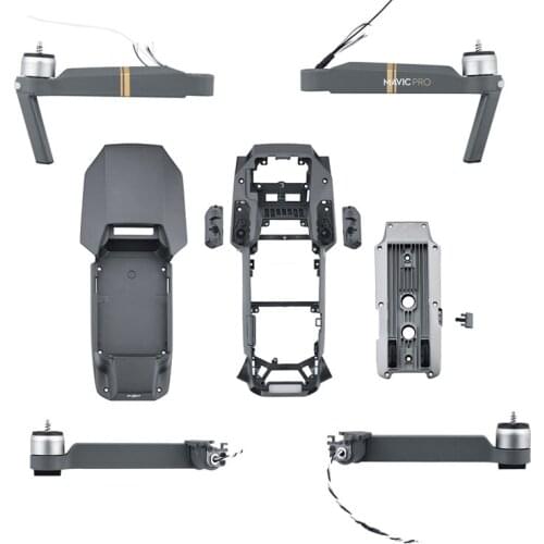 Body Shell Motor Arm for DJI Mavic Pro Drone Disassembled Repair Parts Middle Frame Bottom Shell Upper Cover Replacement