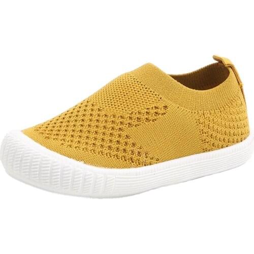 Children Shoes for Girls Sneaker Boys Knit Sport Shoes Spring Autumn Soft Bottom Baby Toddler Flat Kids Casual Shoes