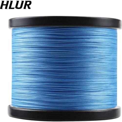 HLUR 1000M 8 Strand Weaves PE Braided Fishing Line Multifilament 20LB 30LB 40LB 50LB 60LB 72LB 88LB