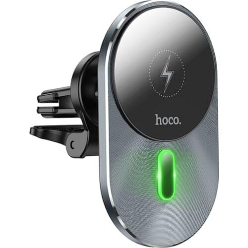 HOCO Magnetic Wireless Car Charger Mount for iPhone 13 12 Pro Max 12 13 mini 15W Magnetic Fast Charging Airvent Car Phone Holder