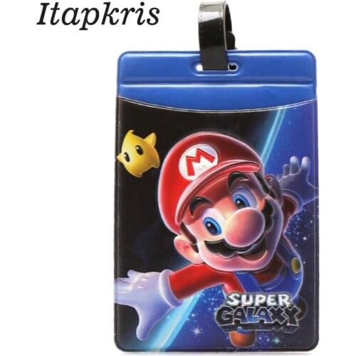 15 Style Fashion Cartoon Badge Card Holder PVC Name Business ID Bus Card Case For Student Accessories Badge Cover