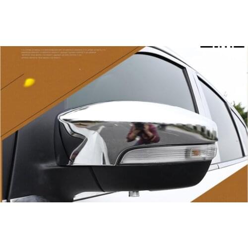 Fit For Ford KUGA 2013 2014 2015 2016 2017 2018 2Pcs ABS Chromed Side Door Rearview Mirror Cover Trims Car Accessories