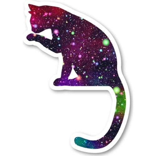 Volkrays Bright Galaxy Car Stickers Reflective Waterproof Cover Scratch Sticker for Laptop,Tablet Vinyl Decal,15cm*15cm