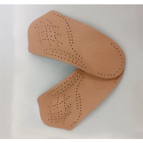 2020 New Leather Arch Half Pad Flat Foot Insoles Invisible Non-slip Thickened Half Pad for Men and Women