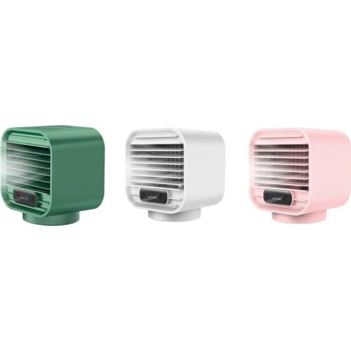 Portable Air Conditioner Fan Desktop Mini Air Cooler USB 3 Speed Air Cooling Fan Humidifier for Home Office