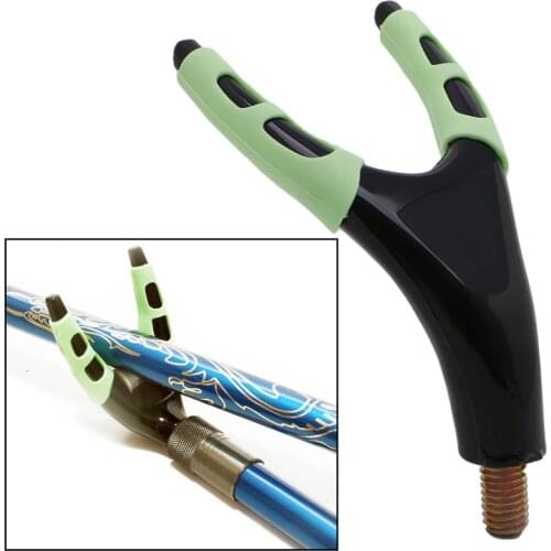 Fishing Tools Universal Fishing Front Fork Rod Head Rest Pole Rack V Holder Support Stand Y51D