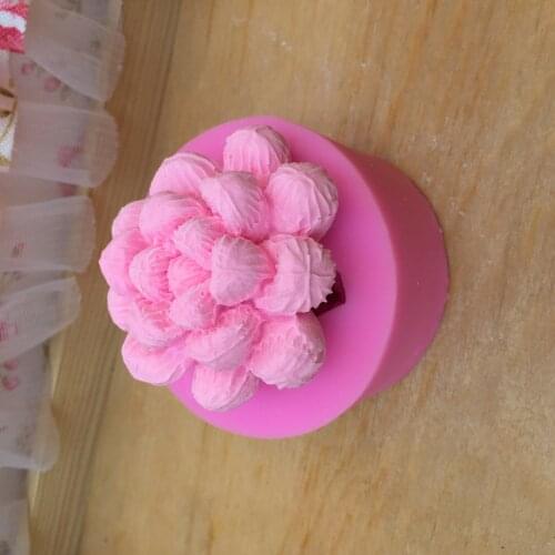 Succulent Flower Aromatherapy Plaster Aroma Mold Cake Candy Chocolate Silicone Mold Decoration Tools