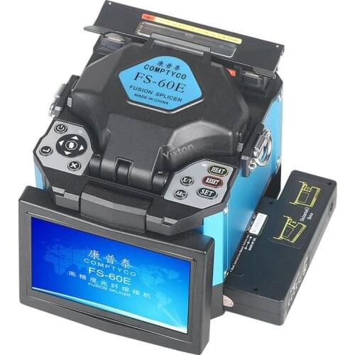 FS-60E Optical Fiber Fusion Splicer FTTH Fiber Optic Welder Splicing Machine better than Signalfire AI-8C