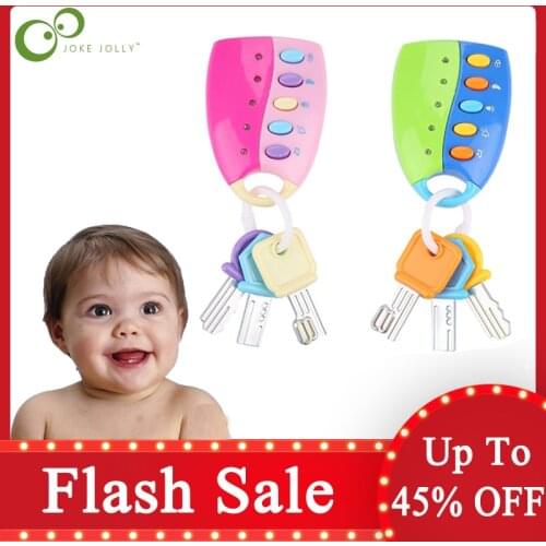 1PC Baby Toy Musical Car Key Vocal Smart Remote Car Voices Pretend Play Educational Toys For Children Baby Music Toys ZXH