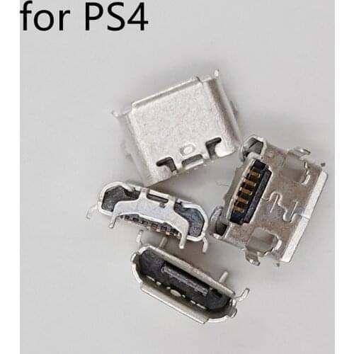 10PCS Micro USB Charging Port Plug for PlayStation4 Dualshock Wireless PS4 Connector replacement accessories