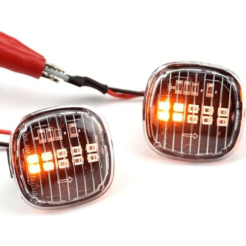 2X Dynamic LED Side Marker Turn Signal Light Indicator For Skoda Fabia Octavia Superb Roomster SEAT Cordoba Ibiza AUDI A3 A4 A8