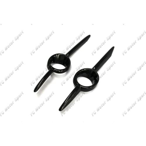 Car Accessories Carbon Fiber Front Fog Lamp Cover Fit For 2005-2008 Cayman 987.1 Front Bumper Fog Lamp Cover