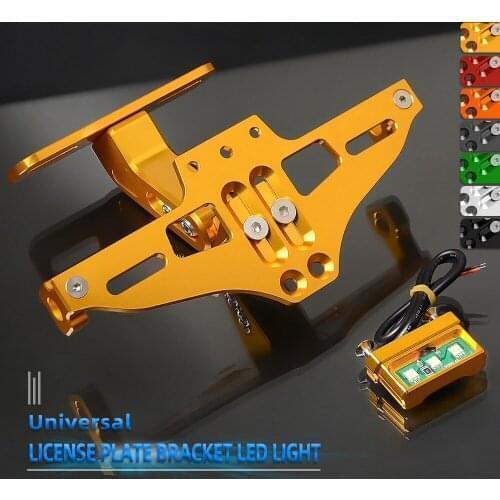 FOR SUZUKI GSXR GSX-R 600 750 1000 RF900R Katana 600 650 750 RGV250 B-King GSX1300BK Motorcycle Registration License Plate