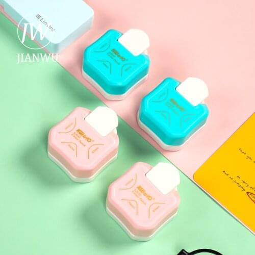 JIANWU 3 In 1 Fillet Cutter Paper Puncher Circle Pattern Photo Scrapbooking Card Paper Punching Machine Office Binding Supplies