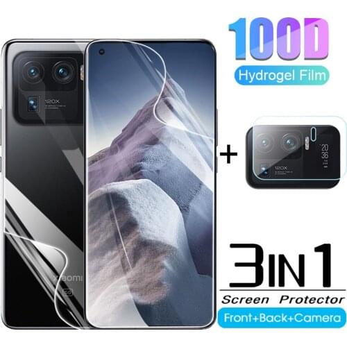 For Xiaomi Mi 11 Ultra 6.81" Hydrogel Film Screen Protector For xiaomi 11ultra 11 Ultra M2102K1G Camera Lens Protective Film