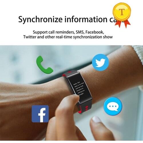 Best selling 0.96 inch OLED Ultra Slim Activity Tracker Blood Pressure Heart Rate Monitor Wristband smart band for samsung s6 s7