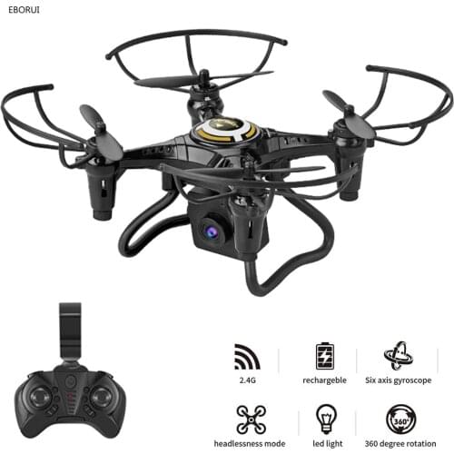 EBORUI 815-1/2 Mini RC Drone 2.4G 4CH RC Quadcopter Toy Headless Mode 360 Degree Flip RTF for Beginners Kids