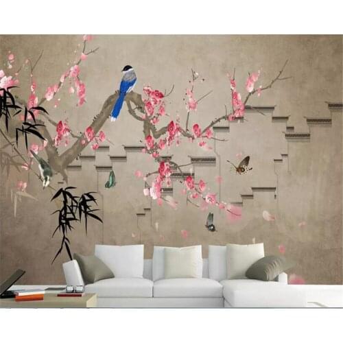Beibehang Wallpaper wall 3 d retro wallpaper simple 3d embossed floral wallpaper tv background wallpaper for kids room behang