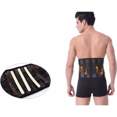 Lumbar Waist Support For Men And Women Neoprene Waist Trimmer Belt Unisex Lower Back Support Brace Gym Fitness Belt Weight Loss