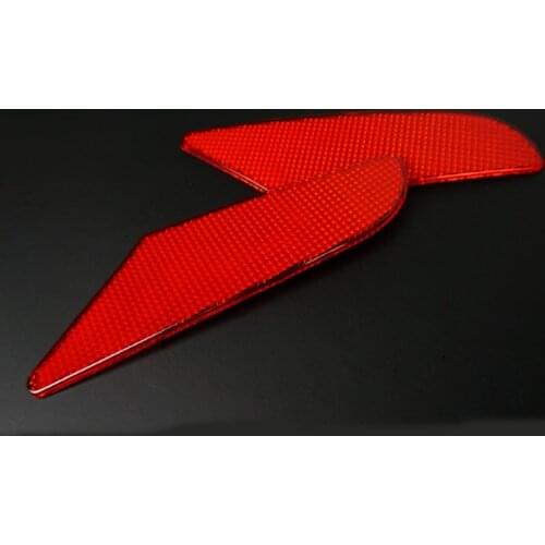 Car Styling 2PCS Red Plastic Rear Lenz Tail Stop Lamp Brake Light Trim Fit For Nissan Serena C27 Highway Star 2016 2017 2018