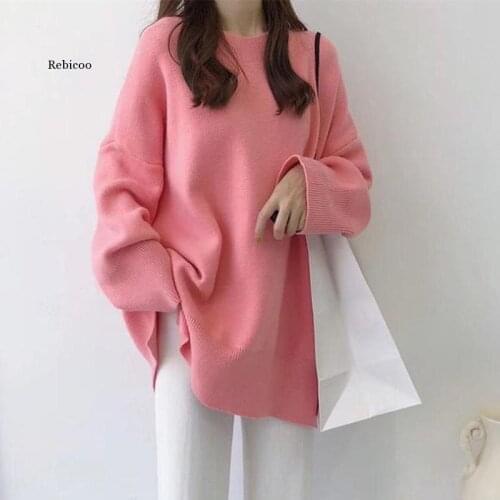 Female Korean Harajuku Clothing for Women Loose Student Sweater Womens Sweaters Pullover Jumper