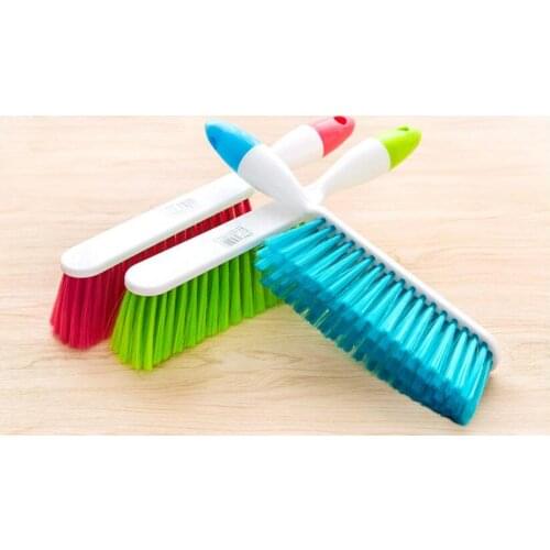 1PC Household Plastic Brush Dust-removing Bed Brush Cleaning Brush Bed Broom Plastic Anti-static Brush Random Color OK 0947