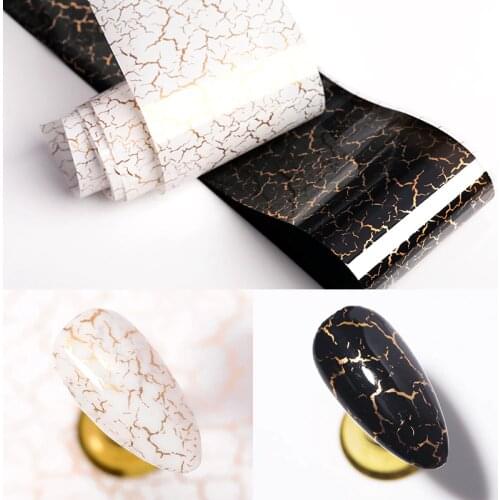 1 Pc Nail Foils Marble Series Pink Blue Foils Paper Nail Art Transfer Sticker Slide Nail Art Decal DIY Nails Accessories