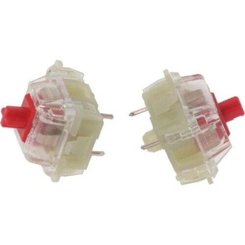 2Pcs Original SMD RGB Cherry MX Switches 3pin Feet Red Switch Mechanical Keyboard Clear Switch 85WD