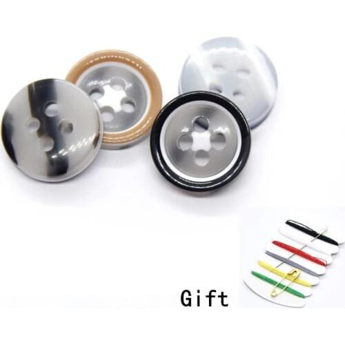 30pcs 9/10/11mm Bright Small Shirt Buttons For Clothing Women Kids Coat Decorative 4 Holes Sewing DIY Accessories Wholesale
